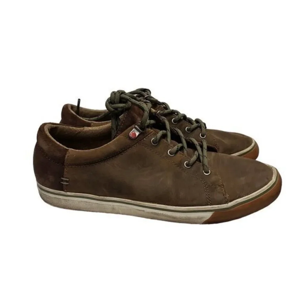 UGG Baysider Grizzley Brown Mens‎ Low Top Sneakers Shoes Size 8 Pre-Owned